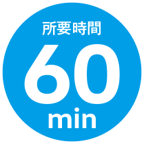 所要時間 60分