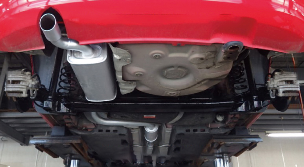 マフラー&下廻り塗装