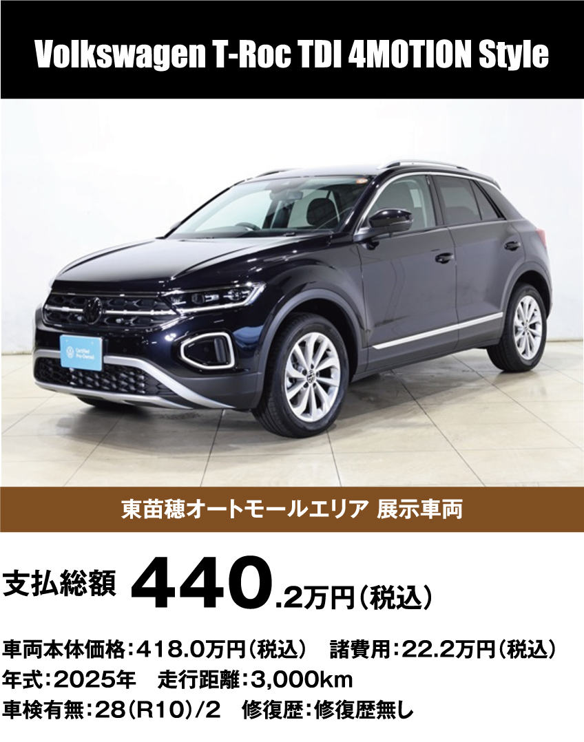 Volkswagen T-Roc TDI 4MOTION Style