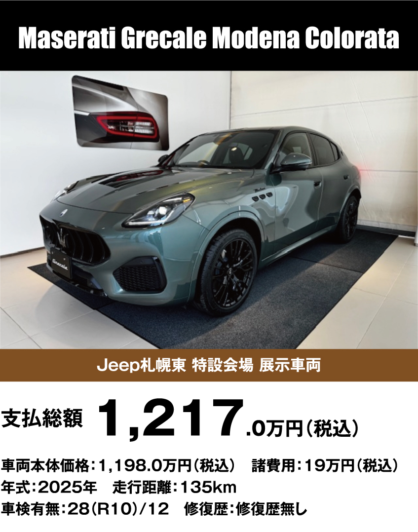 Maserati Grecale Modena Colorata